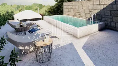 Land with construction started, 70,000€, 200 m²-350€/m2 - 9