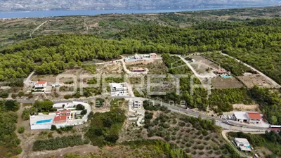 Građevinsko zemljište 1.300 m², Ražanac - Podvršje, pogled na more - 3