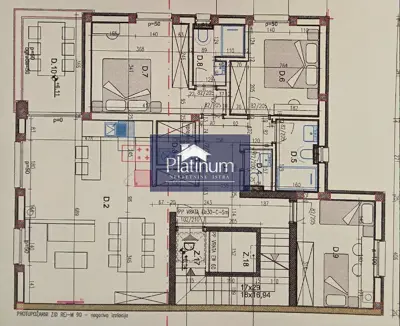 Pul veli vrh, stan 3 sobe, penthouse lift garaža - 5