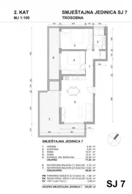 Wohnung 71 m², Premantura - ruhige Lage in der Nähe von Stränden - 8