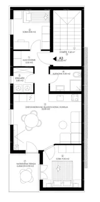 Apartment 2nd floor, Pula Center, 2 bedrooms and terrace - 8