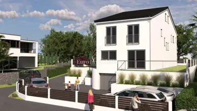 Dvojna kuća 156 m², Malinska - 3 spavaće sobe i garaža