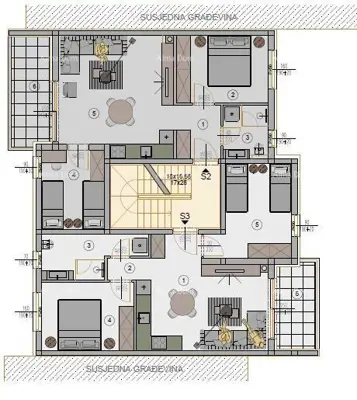 Wohnung 57 m², Pula - Kaštanjer, 2 Schlafzimmer - 7