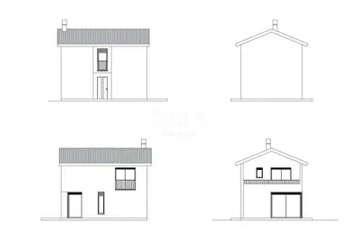 GORSKI KOTAR, VRBOVSKO, SEVERIN NA KUPI - Started construction of a house 102 m², - 5