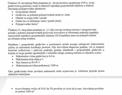 Agricultural land 26,983 m², Jasenice - development potential - 21