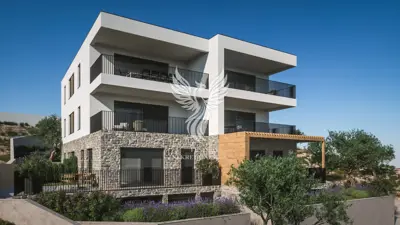 1-bedroom apartment, Žaborić - 130 m from the sea and terrace