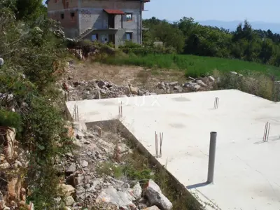 Opatija, Veprinac, zemljište 840 m², građevinska dozvola, pogled - 6
