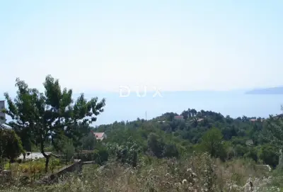 Opatija, Veprinac, zemljište 840 m², građevinska dozvola, pogled