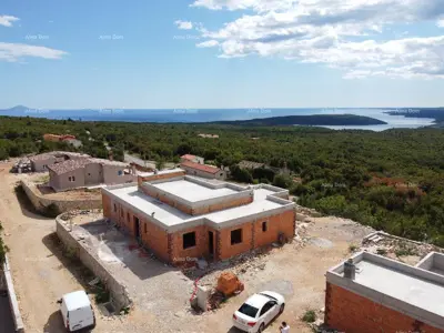 Villa in Labin, Meerblick und Pool