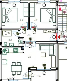 Apartment in Štinjan, 2 bedrooms and 2 parking spaces