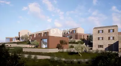 Building plot, Oprtalj - panoramic views of the hills