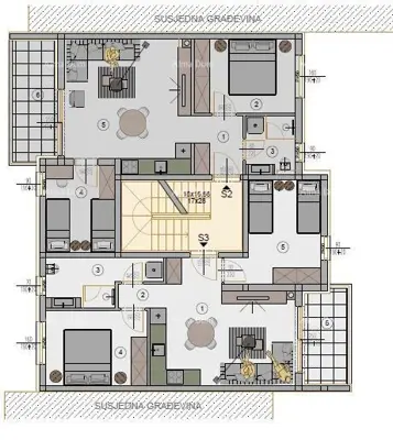 Wohnung 56.98 m², Kaštanjer, Pula - neuer Wohnkomplex - 7