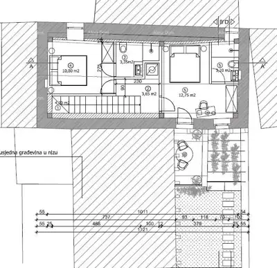 Ruin 73 m², Tinjan - reconstruction project - 8