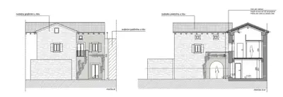 Ruin 73 m², Tinjan - reconstruction project - 5