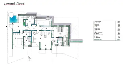 Villa 443,9 m², Momjan bei Buje - im Bau, Nähe zu Weingütern - 27