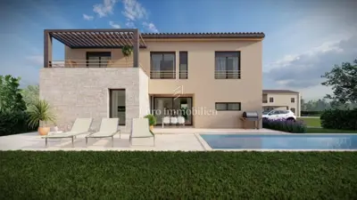 Poreč, okolica - vila u izgradnji - 12