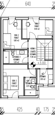 Centar, Two-level apartment in a modern complex, 116 m² - 9