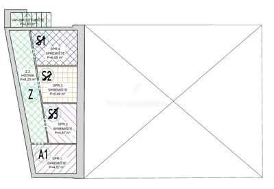Apartman 56 m², Novalja - terasa, vrt i jacuzzi - 12