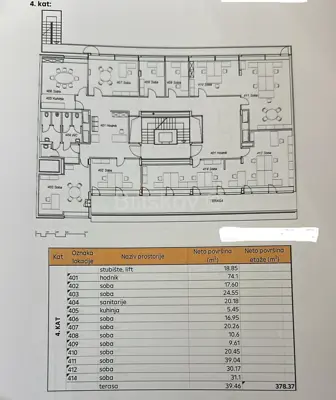 Zakup, Zagreb, Donji grad, uredski prostor, 7 garažnih mjesta - 3