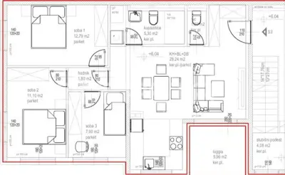 Wohnung zum Kauf in Gornje Rakarje, 85 m² - 12