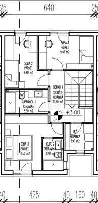 Centar, Maisonettewohnung in einem modernen Komplex, 116 m² - 10
