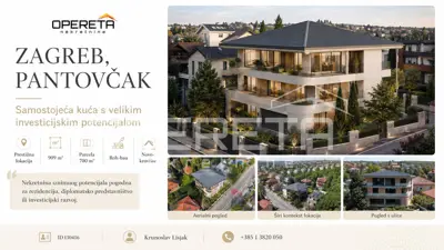 Haus 969 m², Pantovčak, Hof und neues Dach - 10