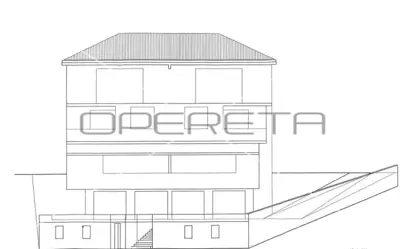 Haus 969 m², Pantovčak, Hof und neues Dach - 16
