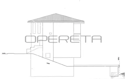 Haus 969 m², Pantovčak, Hof und neues Dach - 15