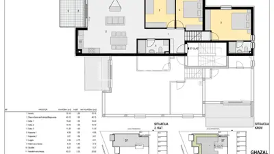 Pag, Mandre, luxuriöses Penthouse in erster Meereslinie, Nettonutzfläche 119,78 m², Wohnung - 5