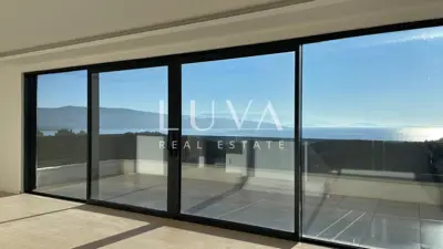 Penthouse 115 m², Krk - atemberaubender Panoramablick auf das Meer