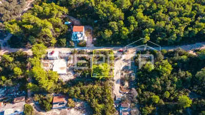 Building land 340 m², Vela Luka - sea view - 2