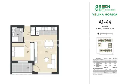 PRODAJA, VELIKA GORICA – NOVOGRADNJA | 2-SOBNI STAN 55,50m² S LOGGIJOM - 9