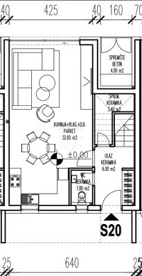 Centar, Maisonettewohnung in modernem Komplex, 115 m² - 12