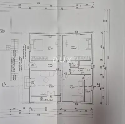 House 185 m², Zemunik Donji - two residential floors - 25