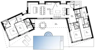 ZADAR, POSEDARJE - Exklusive ebenerdige Villa mit atemberaubendem Panoramablick! C - 8