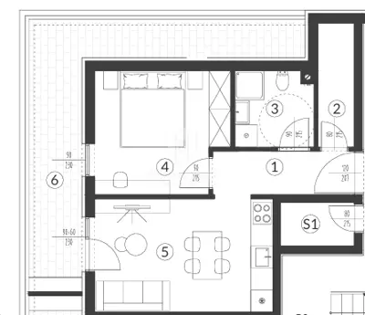 Apartment for sale in Centar, 51 m²