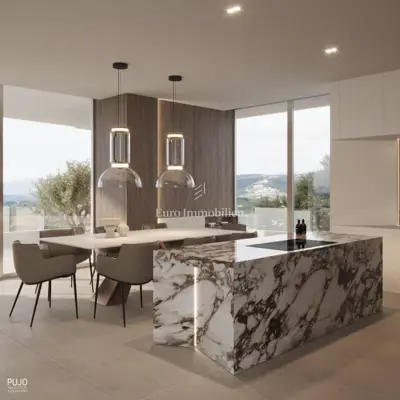 Vila 420 m², Labin - panoramski pogled na more - 7