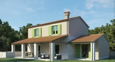 Building land, Rakalj - open view and privacy - 3