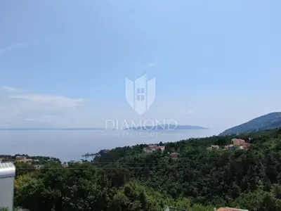 Opatija, surrounding area, building plot with beautiful sea view