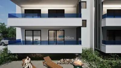 Apartman 76 m², Sukošan - 2 spavaće sobe i vrt - 3