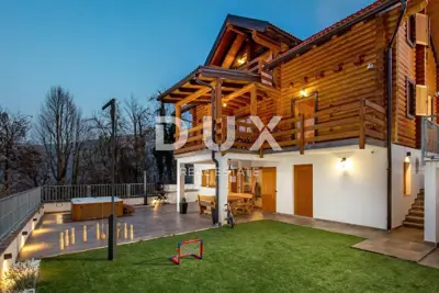Haus 251 m², Brod na Kupi - Berghaus mit Jacuzzi