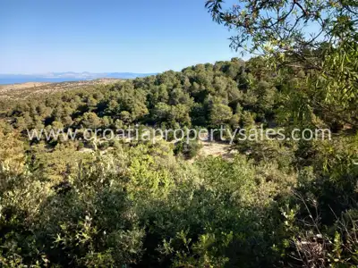 Landwirtschaftsfläche 70.750 m², Insel Brač, Zufahrt mit Fahrzeugen - 5
