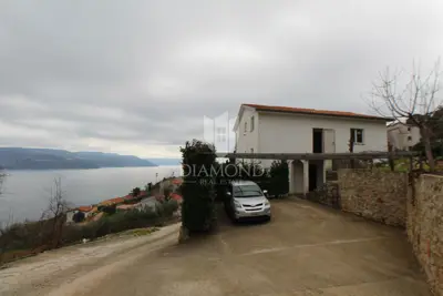 Plomin, Umgebung, Haus mit atemberaubendem Panoramablick auf das Meer - 4