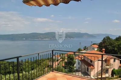 Plomin, Umgebung, Haus mit atemberaubendem Panoramablick auf das Meer - 9