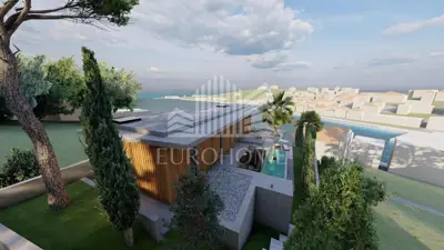 Građevinsko zemljište 520 m², Povlja na Braču, pogled na more - 10