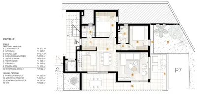 Primošten, Dolac, četverosobni stan, 72 m², prizemlje - 12