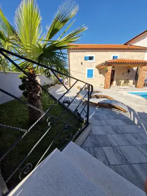 Insel Krk, Malinska - Umgebung, neu renoviertes Steinhaus mit Pool - 4
