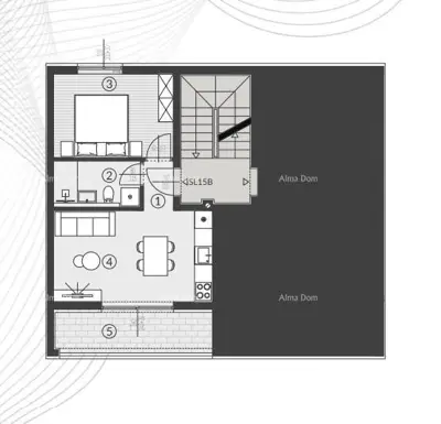 Wohnung in Štinjan, Pula - 1. Stock, Loggia und Abstellraum - 10