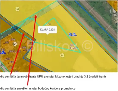 Bauland 6.267 m², Sveta Klara - urbane Regeln 3.2 - 3