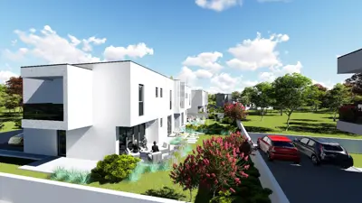 Novigrad, surrounding area! Modern house in shell construction phase! - 7